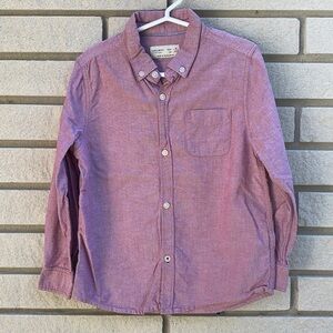 𝅺Zara Long Sleeve Button Down Dress Shirt 6